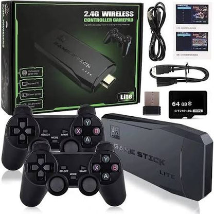M8 Game Stick Home TV game console, New stylish adult and child Game , 20000+ games, USB wireless dual P, 2.4G high-definition HDMI