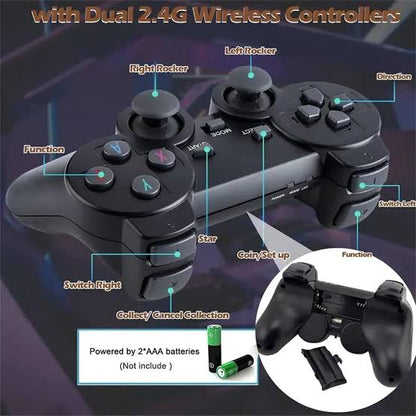M8 Game Stick Home TV game console, New stylish adult and child Game , 20000+ games, USB wireless dual P, 2.4G high-definition HDMI