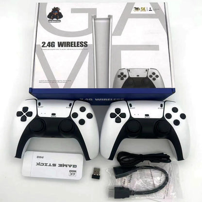 M15 Game Stick Mini TV Handheld Game Classic 4K Retro Game Wireless Controllers HD Output Gaming Console for PS1 Arcade