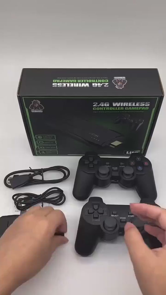M8 Game Stick Home TV game console, New stylish adult and child Game , 20000+ games, USB wireless dual P, 2.4G high-definition HDMI